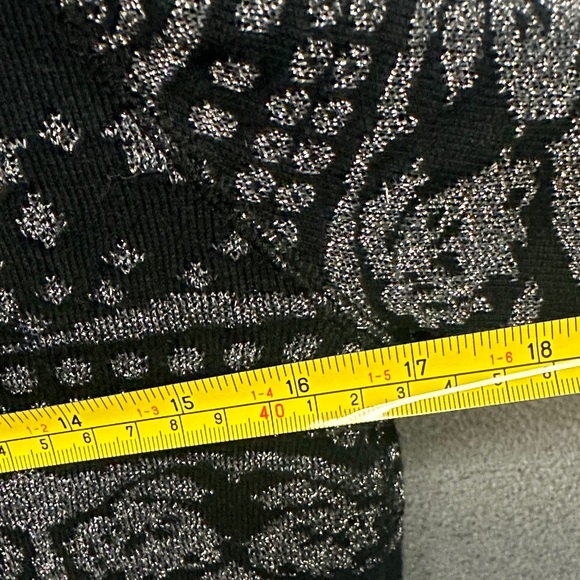 Vintage Joan Vass Shimmer Clasp Cardigan‎ HOLIDAY Evening Size Large - Picture 6 of 8